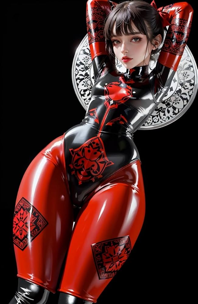 Amazon.com: Laia AI Art Image Collection Latex Girl Art ver